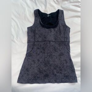 Tuff Athletics Black and Gray Tank Top